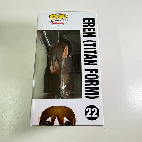 BOX FLAWS VIEW PHOTOS Eren Titan Form - Attack on Titan Funko Pop 22 Vinyl Figure