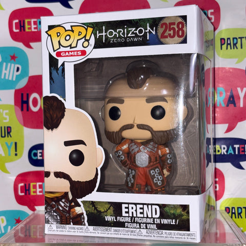 Erend - Horizon Zero Dawn Funko Pop 258 Vinyl Figure (11.4 Cm L × 8.9 Cm W × 15.9 Cm H)