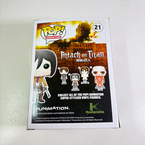 BOX FLAWS VIEW PHOTOS Mikasa Ackermann - Attack on Titan Funko Pop 21 Vinyl Figure