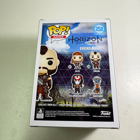 Erend - Horizon Zero Dawn Funko Pop 258 Vinyl Figure (11.4 Cm L × 8.9 Cm W × 15.9 Cm H)
