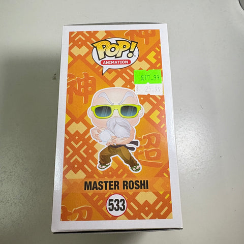 Dragon Ball Z -Master Roshi Funko Pop 533 Specialty Series Exclusive