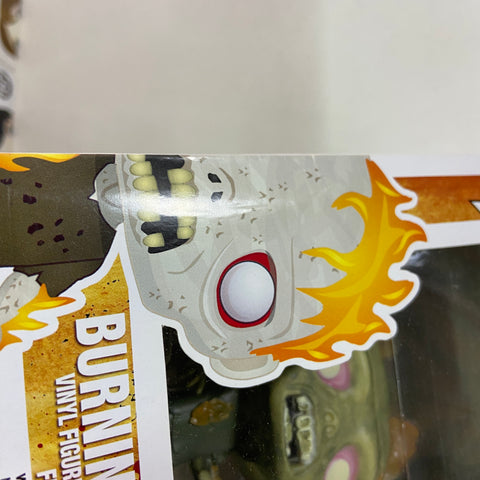 The Walking Dead - Burning Walker (BOX FLAWS) Funko Pop 354 Summer Convention 2016