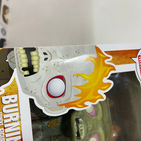 The Walking Dead - Burning Walker (BOX FLAWS) Funko Pop 354 Summer Convention 2016