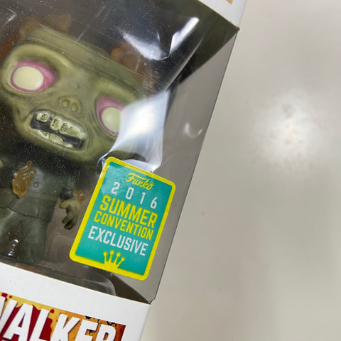 The Walking Dead - Burning Walker (BOX FLAWS) Funko Pop 354 Summer Convention 2016