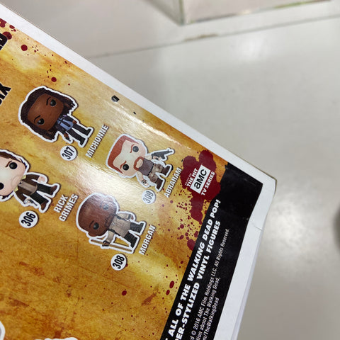 The Walking Dead - Burning Walker (BOX FLAWS) Funko Pop 354 Summer Convention 2016