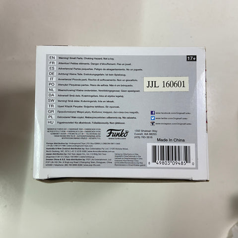 The Walking Dead - Burning Walker (BOX FLAWS) Funko Pop 354 Summer Convention 2016