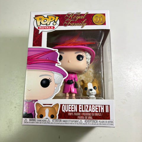 Queen Elizabeth II - Funko Pop 01 Royals Vinyl Figure (11.4 Cm L × 8.9 Cm W × 15.9 Cm H)