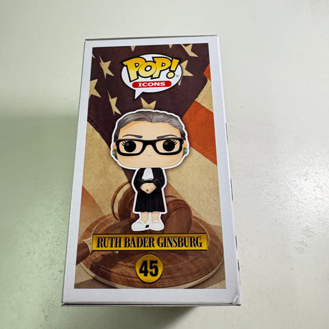 Ruth Bader Ginsburg - American History Funko Pop 45 Vinyl Figure (11.4 Cm L × 8.9 Cm W × 15.9 Cm H)