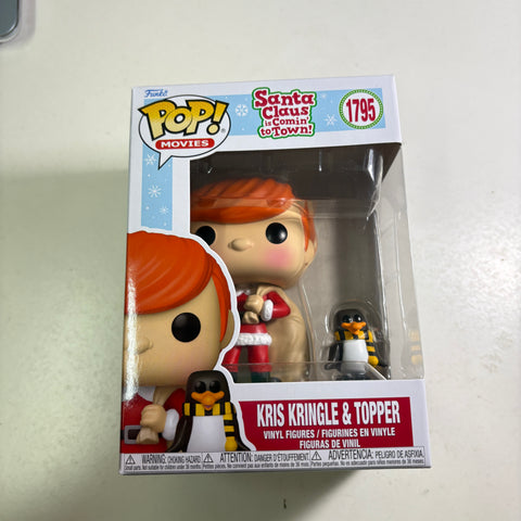 Kris Kringle & Topper - Santa Claus is Comin' To Town! Funko Pop 1795 Vinyl Figure (11.4 Cm L × 8.9 Cm W × 15.9 Cm H)