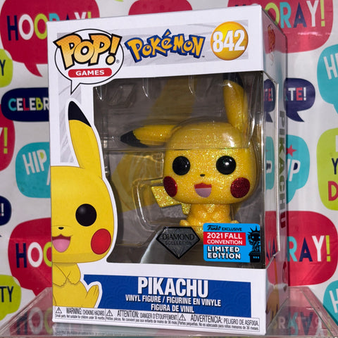 Pokemon - Pikachu (Diamond) Funko Pop 842 Fall Convention 2021