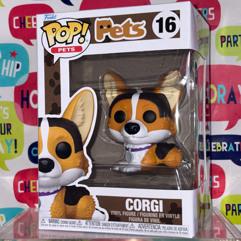 Corgi Dog - Pets Funko Pop 16 Vinyl Figure (11.4 Cm L × 8.9 Cm W × 15.9 Cm H)