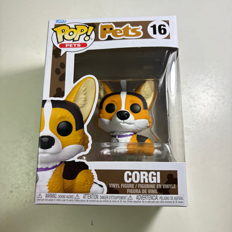 Corgi Dog - Pets Funko Pop 16 Vinyl Figure (11.4 Cm L × 8.9 Cm W × 15.9 Cm H)