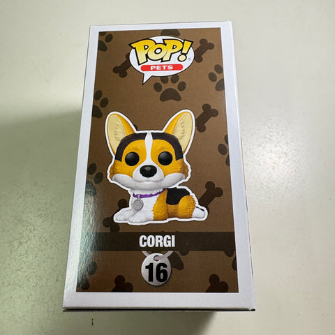 Corgi Dog - Pets Funko Pop 16 Vinyl Figure (11.4 Cm L × 8.9 Cm W × 15.9 Cm H)