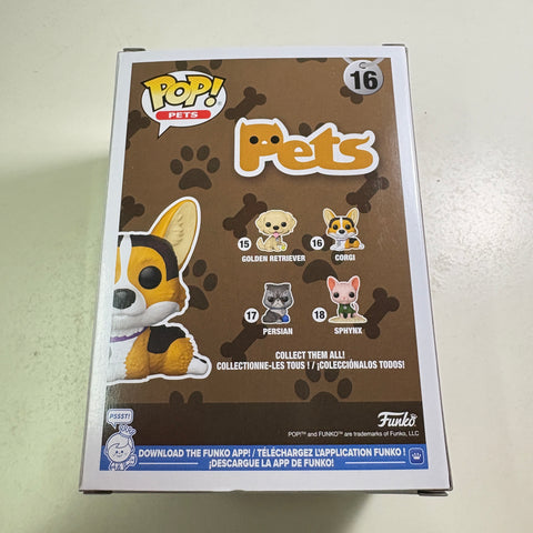 Corgi Dog - Pets Funko Pop 16 Vinyl Figure (11.4 Cm L × 8.9 Cm W × 15.9 Cm H)