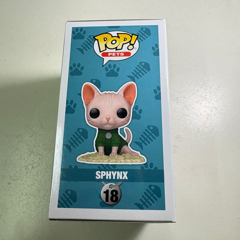 Sphynx Cat - Pets Funko Pop 18 Vinyl Figure (11.4 Cm L × 8.9 Cm W × 15.9 Cm H)