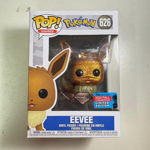 Pokemon - Eevee (Diamond) Funko Pop 626 Fall Convention 2021
