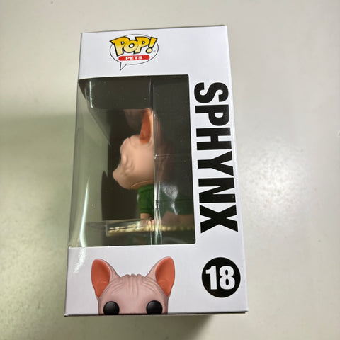 Sphynx Cat - Pets Funko Pop 18 Vinyl Figure (11.4 Cm L × 8.9 Cm W × 15.9 Cm H)