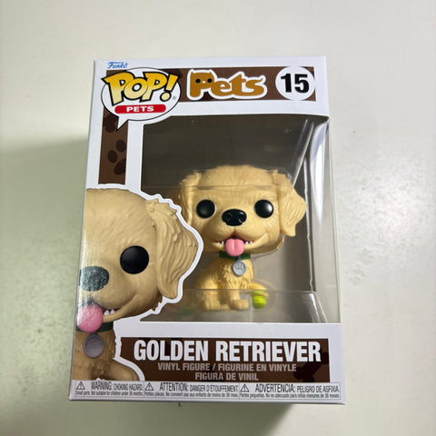 Golden Retriever Dog - Pets Funko Pop 15 Vinyl Figure (11.4 Cm L × 8.9 Cm W × 15.9 Cm H)