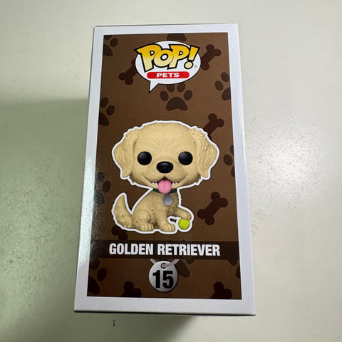 Golden Retriever Dog - Pets Funko Pop 15 Vinyl Figure (11.4 Cm L × 8.9 Cm W × 15.9 Cm H)