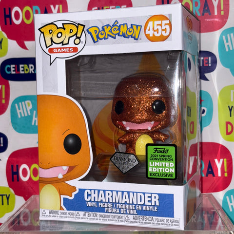 Pokemon - Charmander (Diamond) Funko Pop 455 Spring Convention 2021