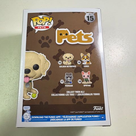 Golden Retriever Dog - Pets Funko Pop 15 Vinyl Figure (11.4 Cm L × 8.9 Cm W × 15.9 Cm H)