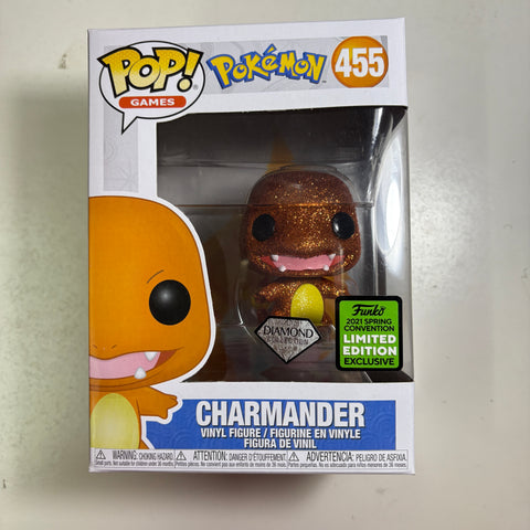 Pokemon - Charmander (Diamond) Funko Pop 455 Spring Convention 2021