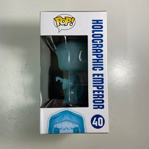 Star Wars - Holographic Emperor Glow in The Dark Funko Pop 40