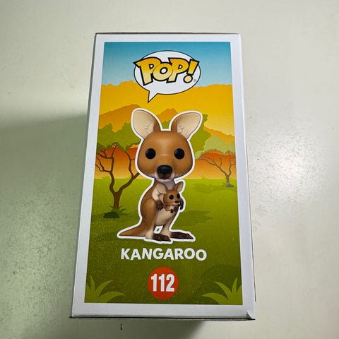 Kangaroo FLOCKED - Animals Funko Pop 112 Vinyl Figure (11.4 Cm L × 8.9 Cm W × 15.9 Cm H)