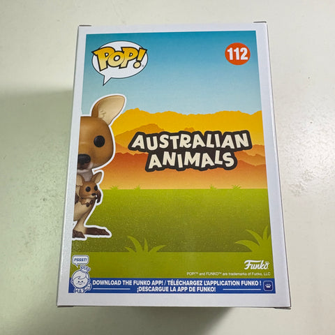 Kangaroo FLOCKED - Animals Funko Pop 112 Vinyl Figure (11.4 Cm L × 8.9 Cm W × 15.9 Cm H)