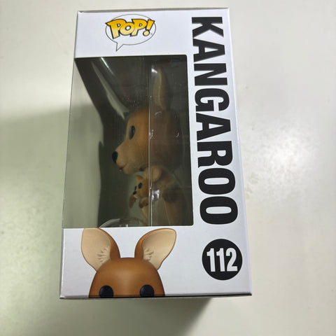Kangaroo FLOCKED - Animals Funko Pop 112 Vinyl Figure (11.4 Cm L × 8.9 Cm W × 15.9 Cm H)