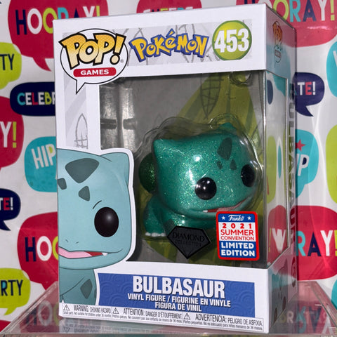 Pokemon - Bulbasaur (Diamond) Funko Pop 453 Summer Convention 2021