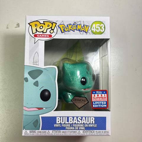 Pokemon - Bulbasaur (Diamond) Funko Pop 453 Summer Convention 2021