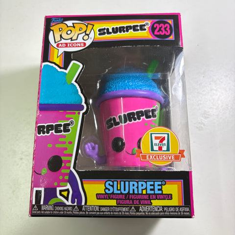 BOX FLAWS VIEW PHOTOS Slurpee Blacklight - Funko Pop 233 Vinyl Figure (11.4 Cm L × 8.9 Cm W × 15.9 Cm H)