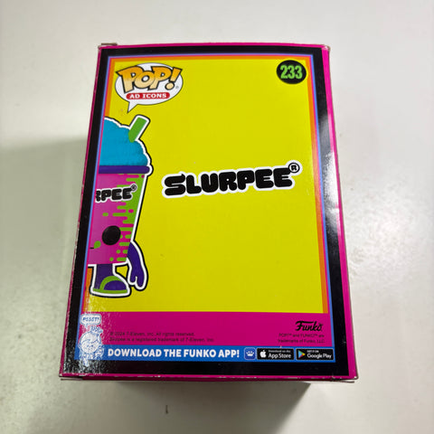 BOX FLAWS VIEW PHOTOS Slurpee Blacklight - Funko Pop 233 Vinyl Figure (11.4 Cm L × 8.9 Cm W × 15.9 Cm H)