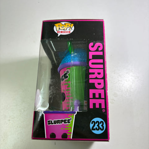 BOX FLAWS VIEW PHOTOS Slurpee Blacklight - Funko Pop 233 Vinyl Figure (11.4 Cm L × 8.9 Cm W × 15.9 Cm H)