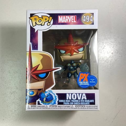 Nova - Marvel Funko Pop 494 PX Previews Exclusive