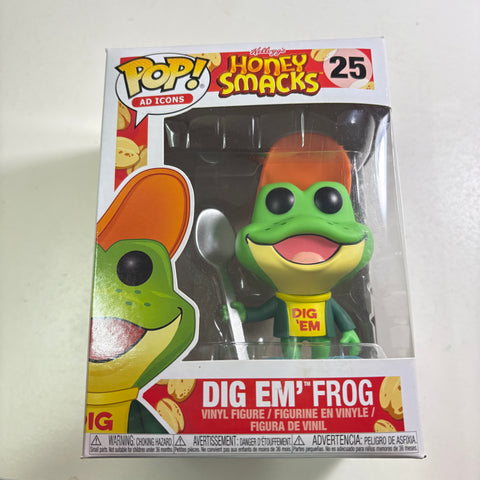 Dig Em' Frog - Ad Icons Funko Pop 25 Vinyl Figure (11.4 Cm L × 8.9 Cm W × 15.9 Cm H)