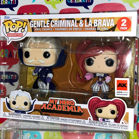 My Hero Academia - Gentle Criminal & La Brava Funko Pop 2 Pack