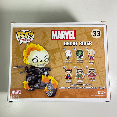Ghost Rider (Glow in the Dark) - Marvel Funko Pop Ride 33 PX Preview Exclusive