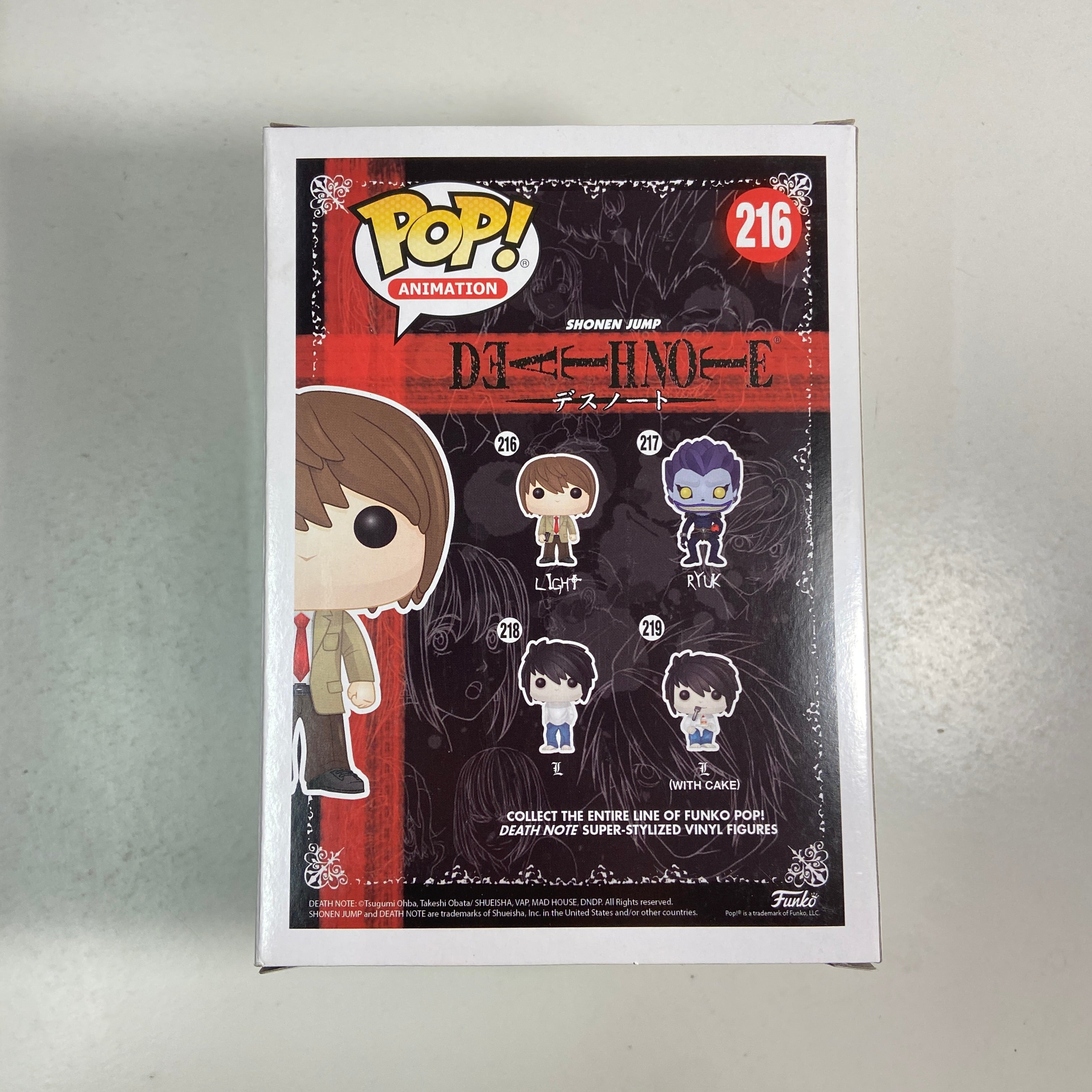 Death Note - Light Yagami Funko Pop 216– Vancity Pops