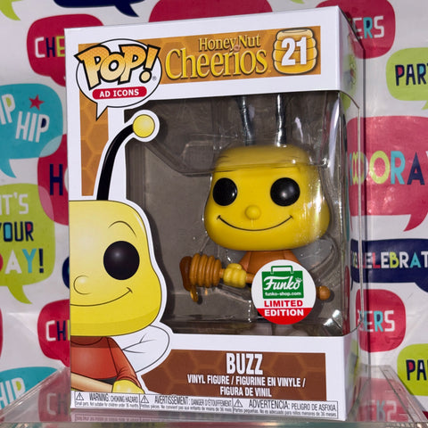 Buzz Honey Nut Cheerios- Ad Icons Funko Pop 21 Vinyl Figure (11.4 Cm L × 8.9 Cm W × 15.9 Cm H)