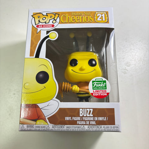 Buzz Honey Nut Cheerios- Ad Icons Funko Pop 21 Vinyl Figure (11.4 Cm L × 8.9 Cm W × 15.9 Cm H)