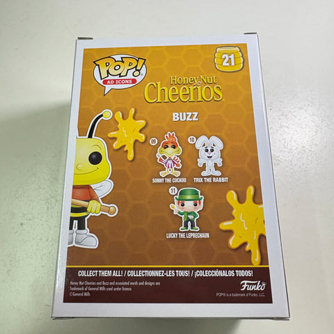 Buzz Honey Nut Cheerios- Ad Icons Funko Pop 21 Vinyl Figure (11.4 Cm L × 8.9 Cm W × 15.9 Cm H)