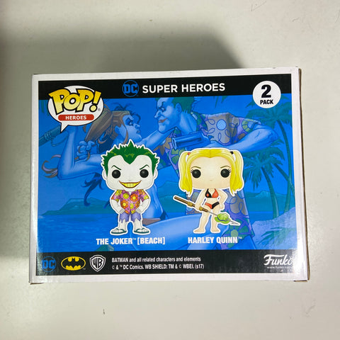 Joker & Harley Quinn Beach DC Funko Pop 2-Pack