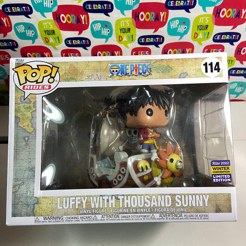 One Piece - Luffy with Thousand Sunny Funko Pop 114 Winter Convention