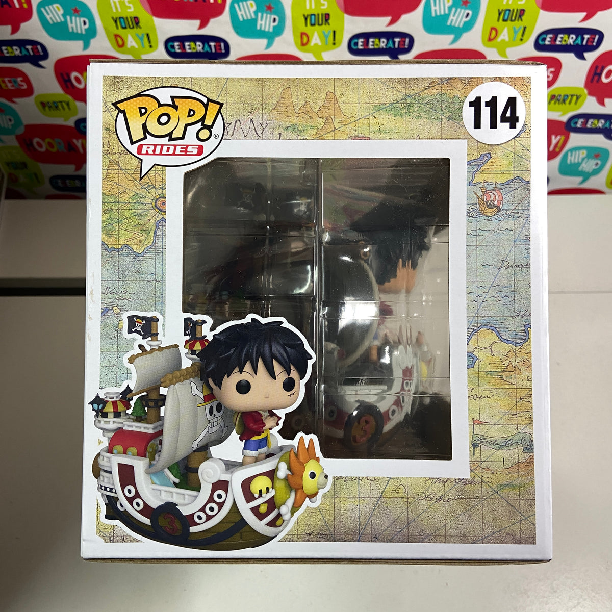 ONE PIECE - POP Ride N°114 - Luffy avec Thousand Sunny Winter Conv ONE PIECE - POP Ride N°114 - Luffy avec Thousand Sunny Winter Conv