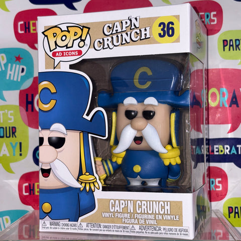 Cap'n Crunch - Ad Icons Funko Pop 36 Vinyl Figure (11.4 Cm L × 8.9 Cm W × 15.9 Cm H)