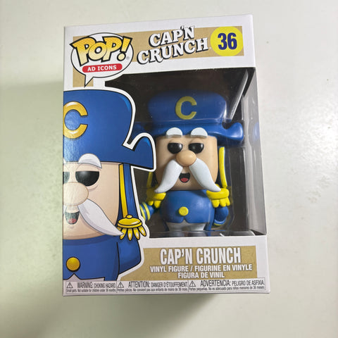 Cap'n Crunch - Ad Icons Funko Pop 36 Vinyl Figure (11.4 Cm L × 8.9 Cm W × 15.9 Cm H)