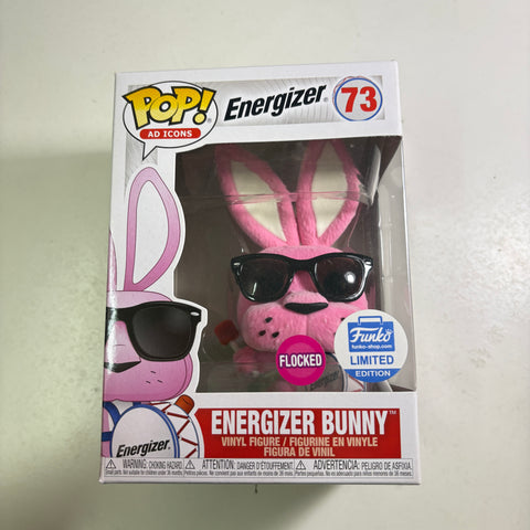 Energizer Bunny FLOCKED - Ad Icons Funko Pop 73 Vinyl Figure (11.4 Cm L × 8.9 Cm W × 15.9 Cm H