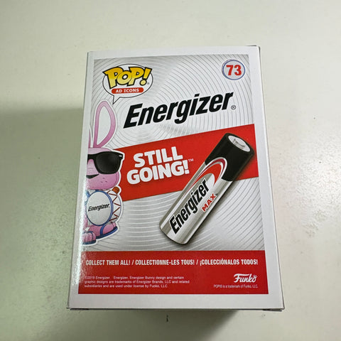 Energizer Bunny FLOCKED - Ad Icons Funko Pop 73 Vinyl Figure (11.4 Cm L × 8.9 Cm W × 15.9 Cm H